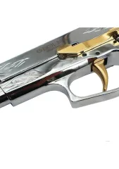 EKOL ES 66 Havalı Tabanca İşlemeli Parlak Beyaz - 4.5 mm