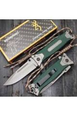 Browning Haki Paracordlu Çakı  Kır Yılanı Bıçak